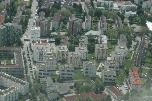 Flug über Innsbruck