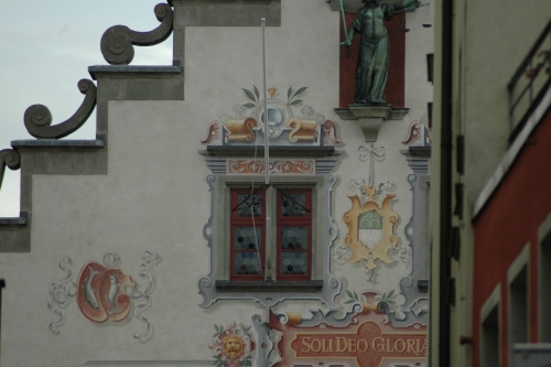 Spaziergang auf der Insel in Lindau